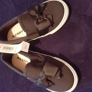 Girls toddler size 7 Old Navy shoe color black